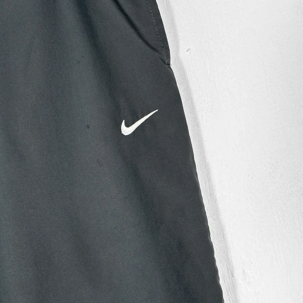 Nike Mens XL Track Pants Grey Mesh Lined Windbreaker Bottoms